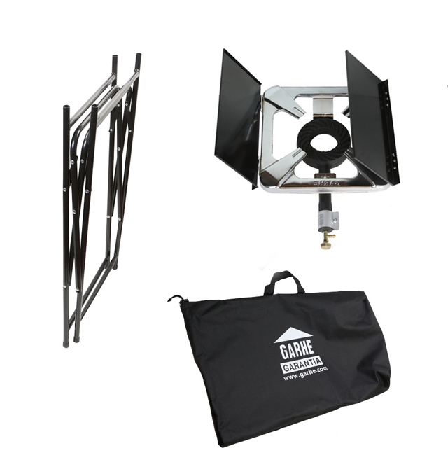 MESA HORNILLO CROMADO PLEGABLE DANTE