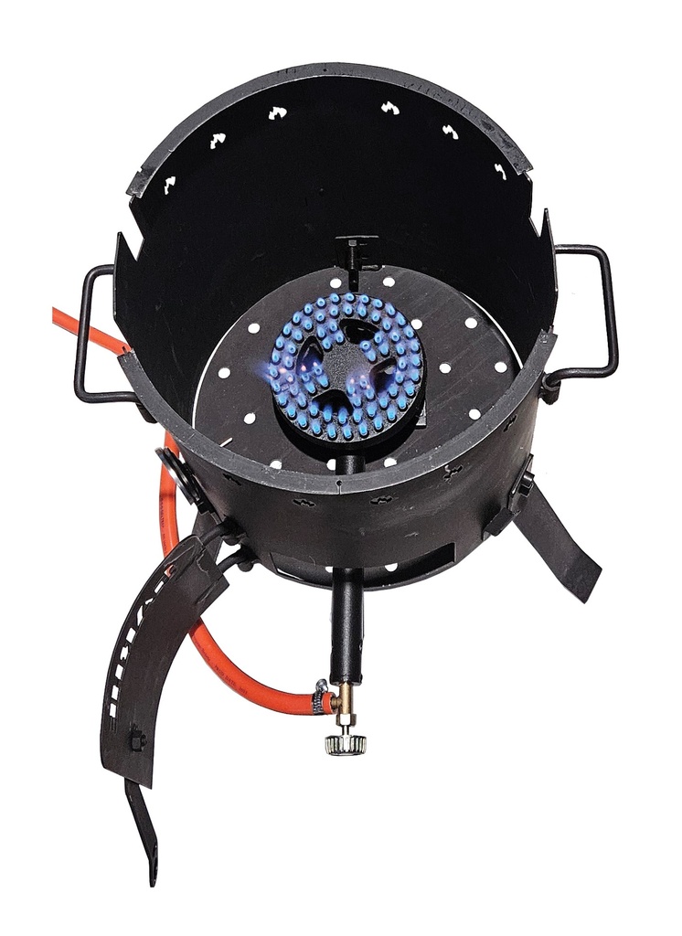 OLLA FERROVIARIA detalle quemador