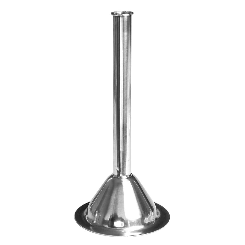 EMBUDO LARGO INOX C/RIBETE 3/4' N.32