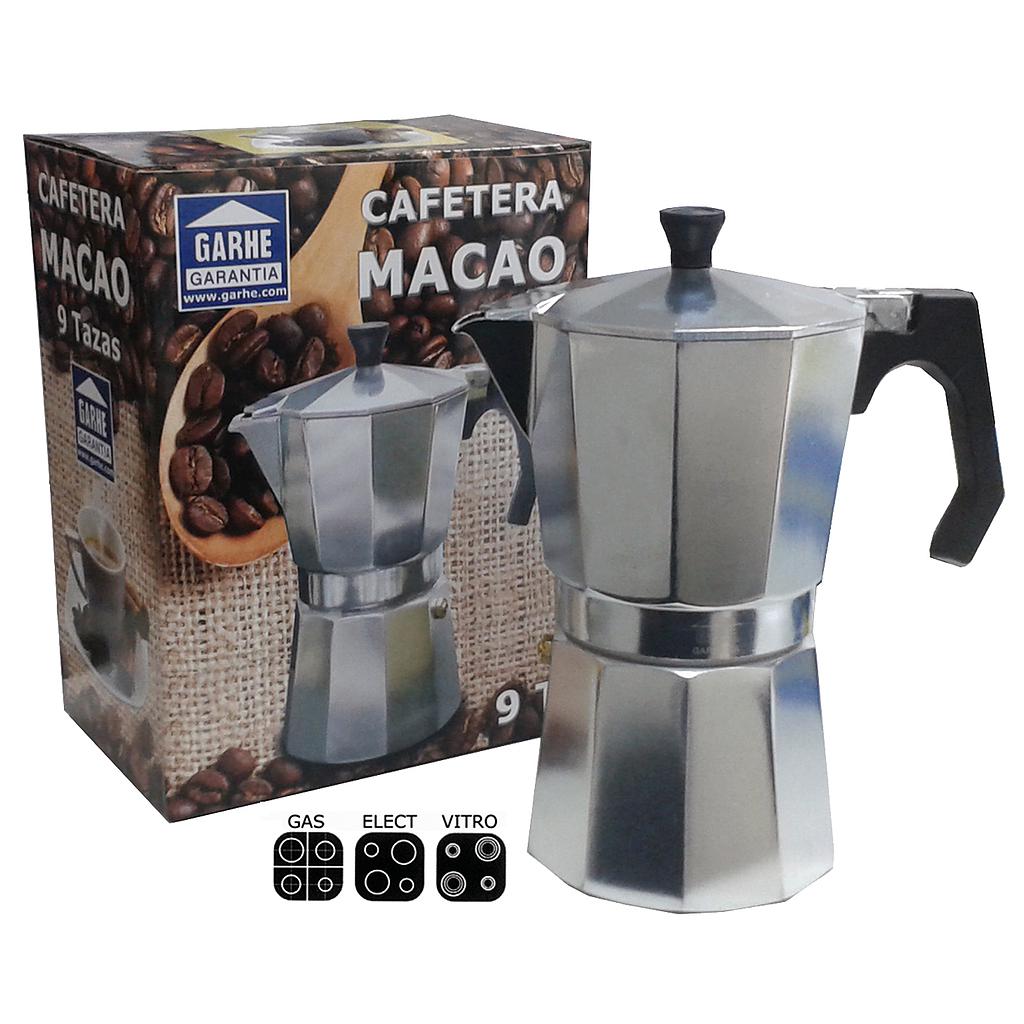 CAFETERA ALUMINIO 'MACAO' 3 TAZAS