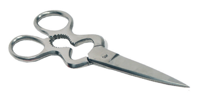 TIJERA DENTADA 21 cm TODO INOX