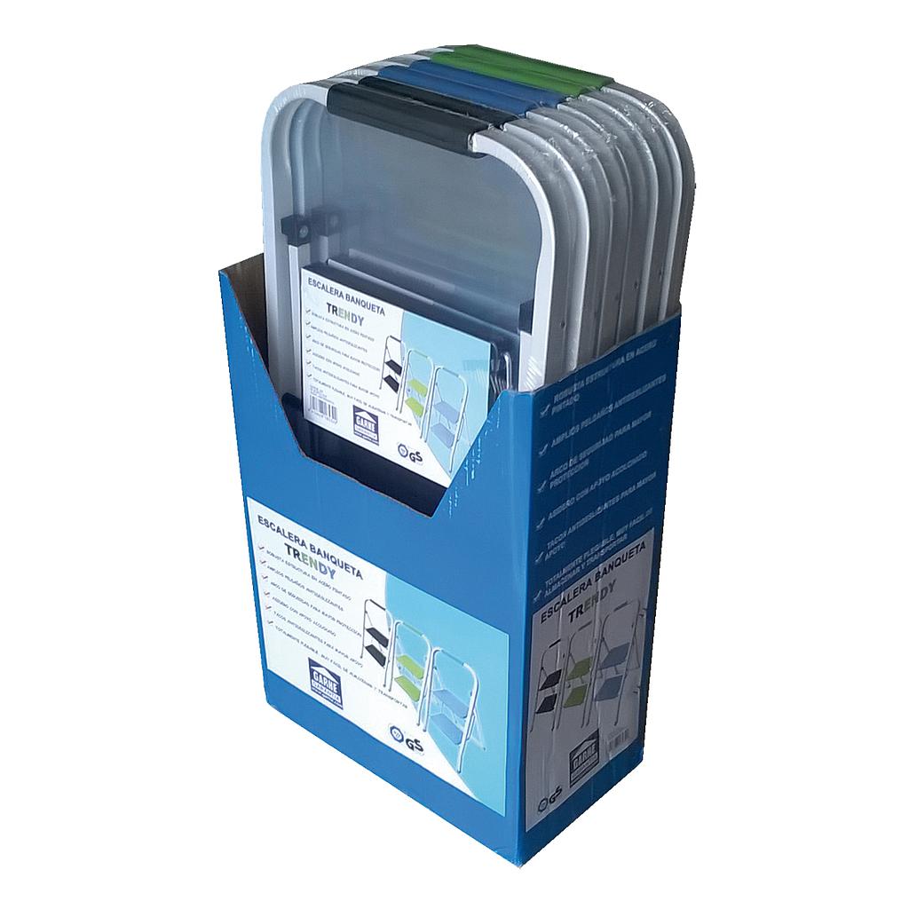 ESCALERA-BANQUETA 2 P. 'TRENDY' EXP.6 UD.