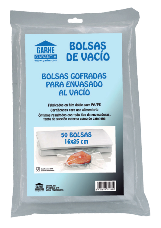 BLISTER 50 BOLSAS MALLA 16x25 cm