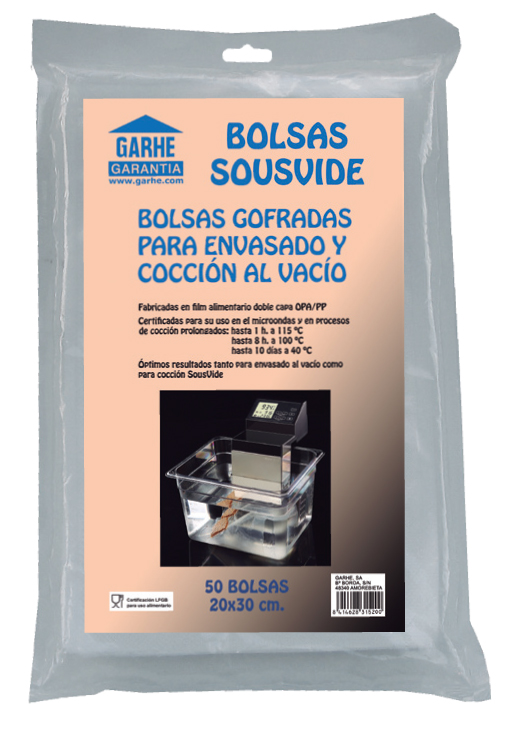 BLISTER 50 BOLSAS COCCION 20x30 cm