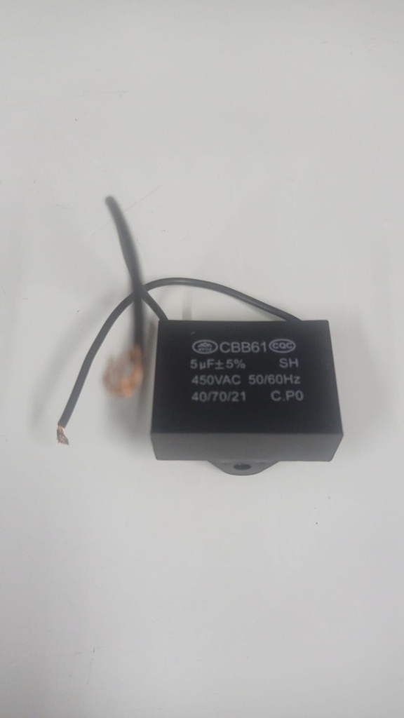 CONDENSADOR 5 µF EMBUTIDORA 15 L