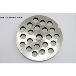 [01474] PLACA INOX N.32 - 12 mm