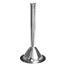 [03405] EMBUDO LARGO INOX C/RIBETE 3/4' N.32