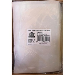[31108] PAQUETE 100 BOLSAS VACIO 20x30 cm