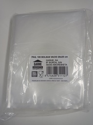 [31112] PAQUETE 100 BOLSAS VACIO 20x25 cm